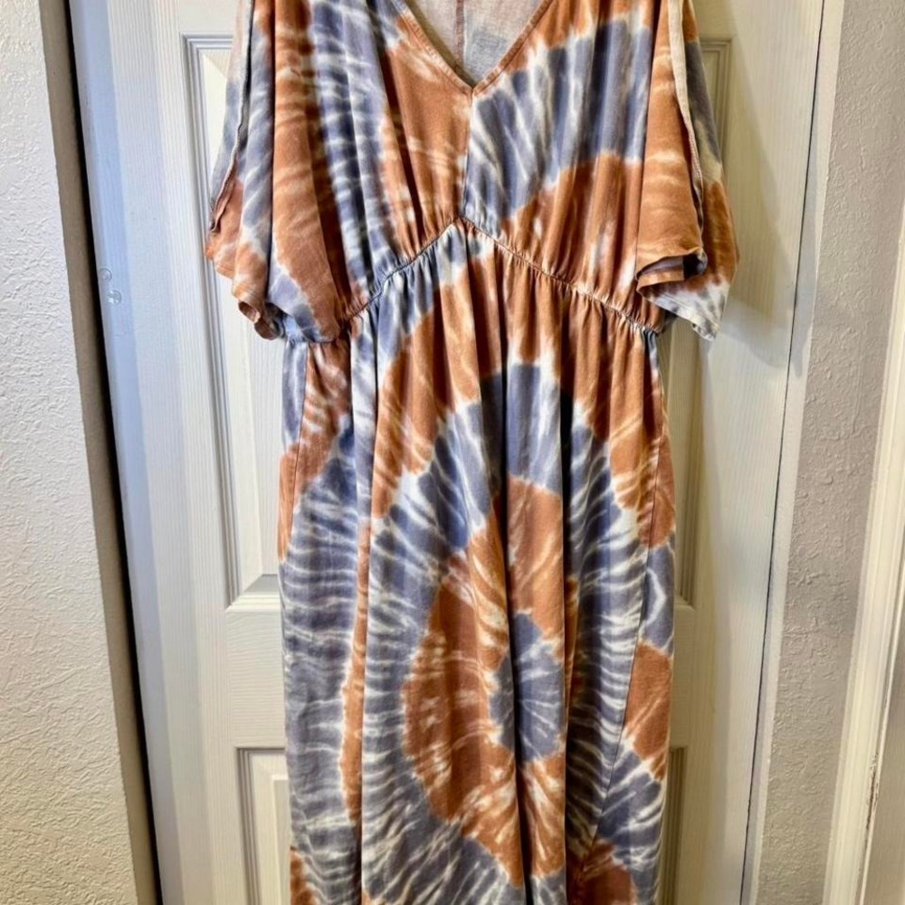 Cato Tie-Dye Maxi Dress